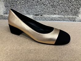  RIVIERA ECLAT CUIR VELOURS<br>Gold-Noir