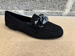  HANISSA CUIR VELOURS<br>Noir